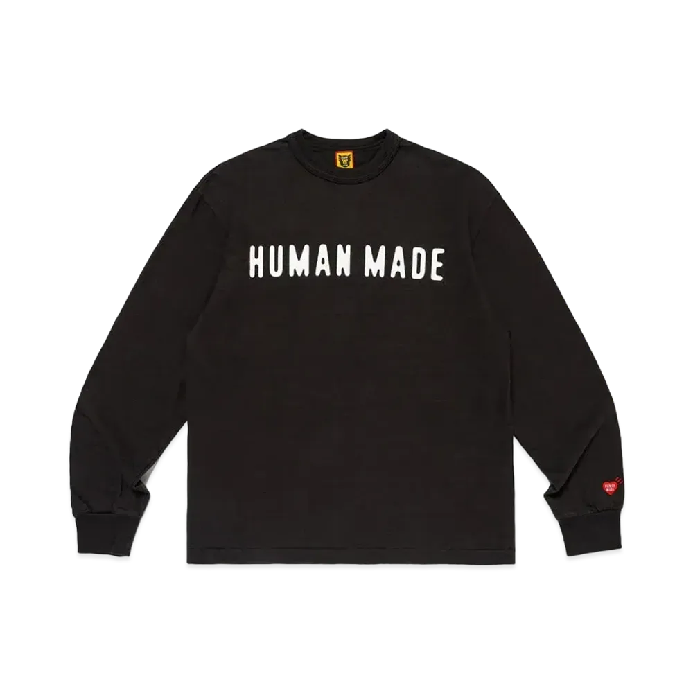 ヒューマンメイド グラフィック L/S Tシャツ "ブラック"