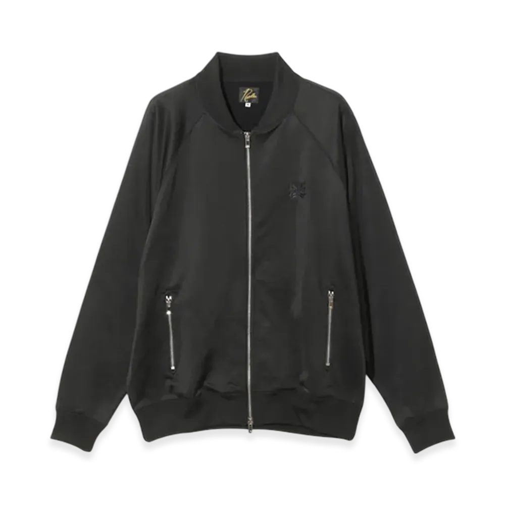 NEEDLES Dolman Sleeve Track Jacket - Bright Jersey "Black"