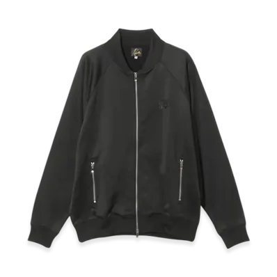 NEEDLES Dolman Sleeve Track Jacket - Bright Jersey "Black"