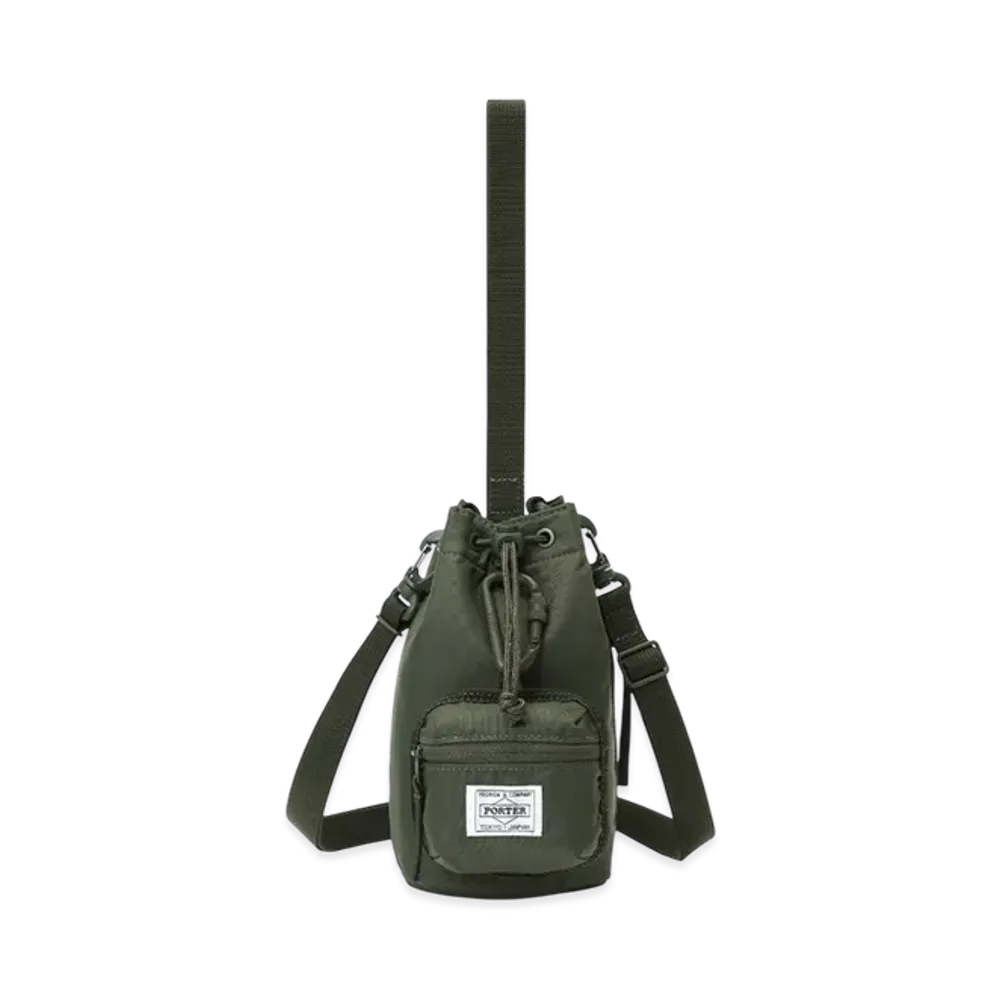 PORTER x HYKE Bonsac Mini & Coin Case "Olive Drab"