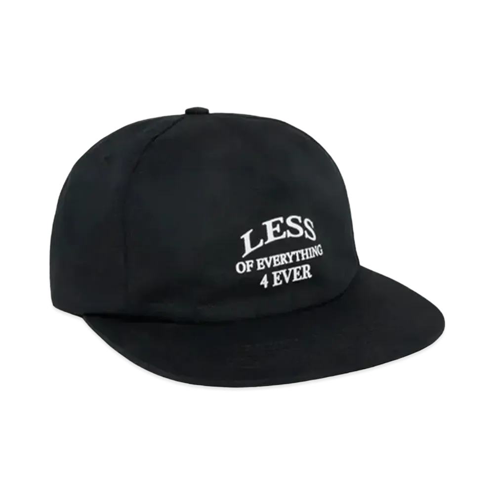 JJJJound Less 4 Ever Cap "Black"