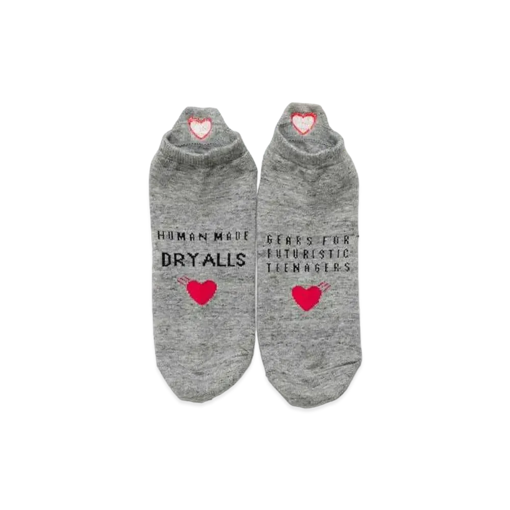 HUMAN MADE HM LOW SOCKS "Grey"