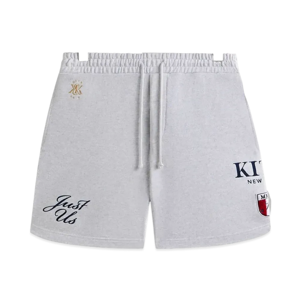 Kith Fleece Curtis Short "Light Heather Grey"