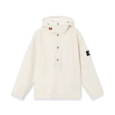 Stone Island Raw Beauty Q100001 Natural Cotton Gabardine "Ivory"