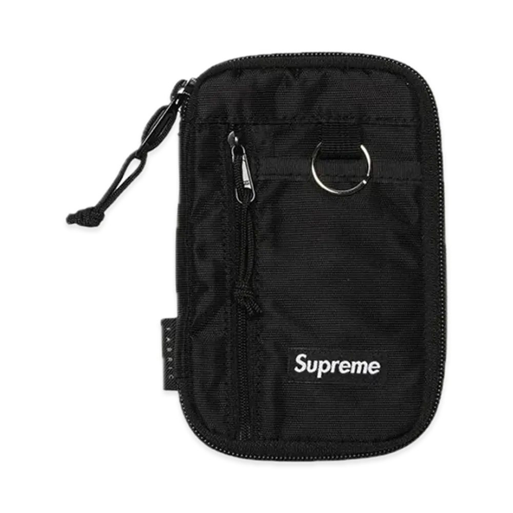 Supreme 19FW Small Zip Pouch "Black"