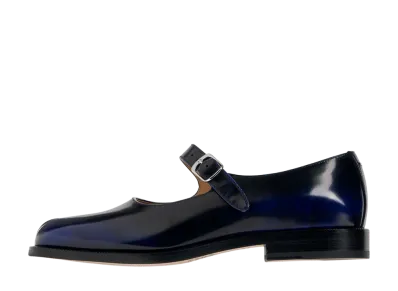 Maison Margiela Women's Tabi City Mary Janes "Dark Blue"