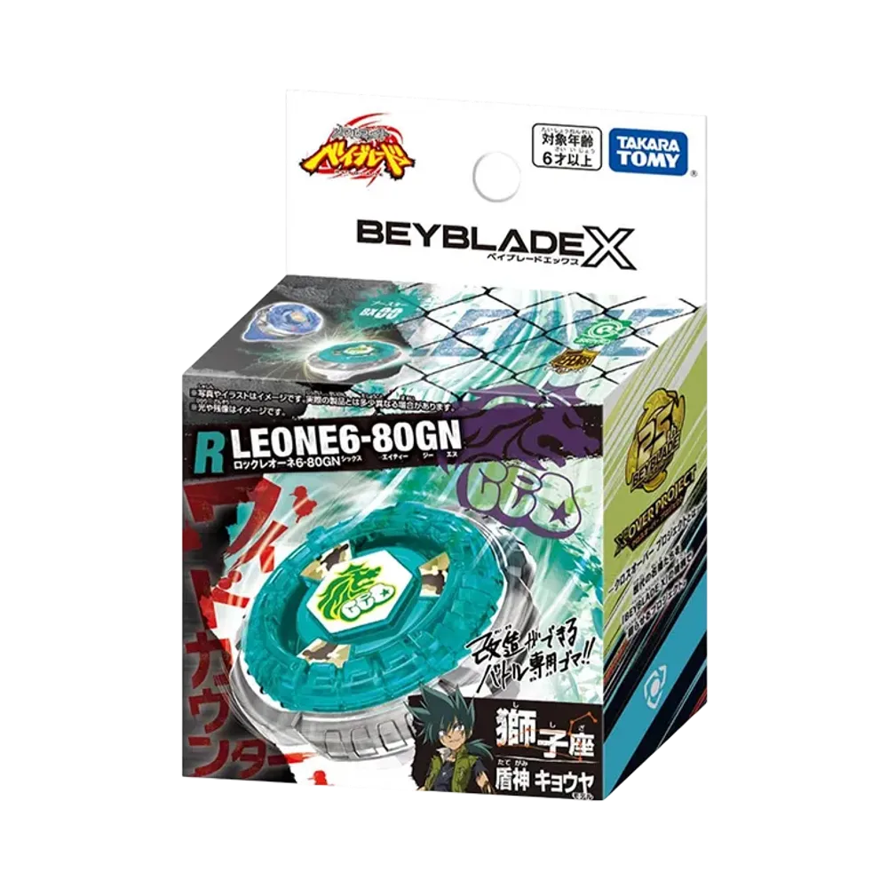 TAKARA TOMY "BEYBLADE X" BX-00 Rock Leone 6-80GN