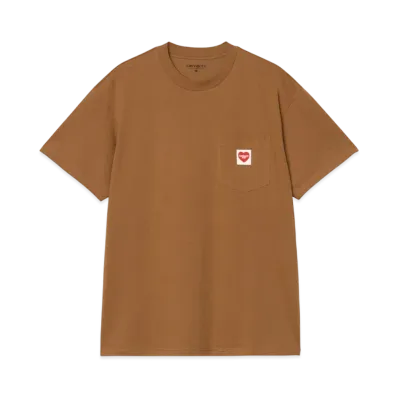 Carhartt WIP S/S Pocket Heart T-Shirt "Hamilton Brown"