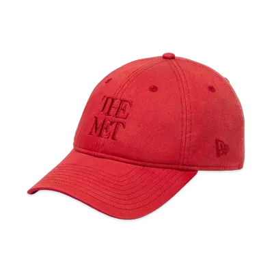 NEW ERA x The Met 9Forty Unstructured "Washed Scarlet"