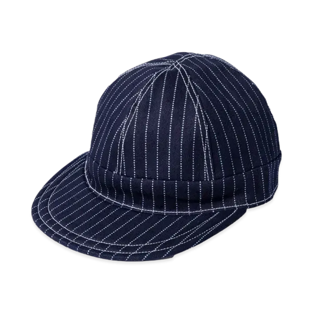 THE REAL McCOY'S Wabash Reversible Work Cap "Indigo"