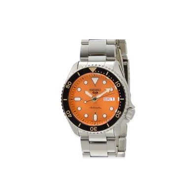 SEIKO Five Sports Black Watch "Orange"