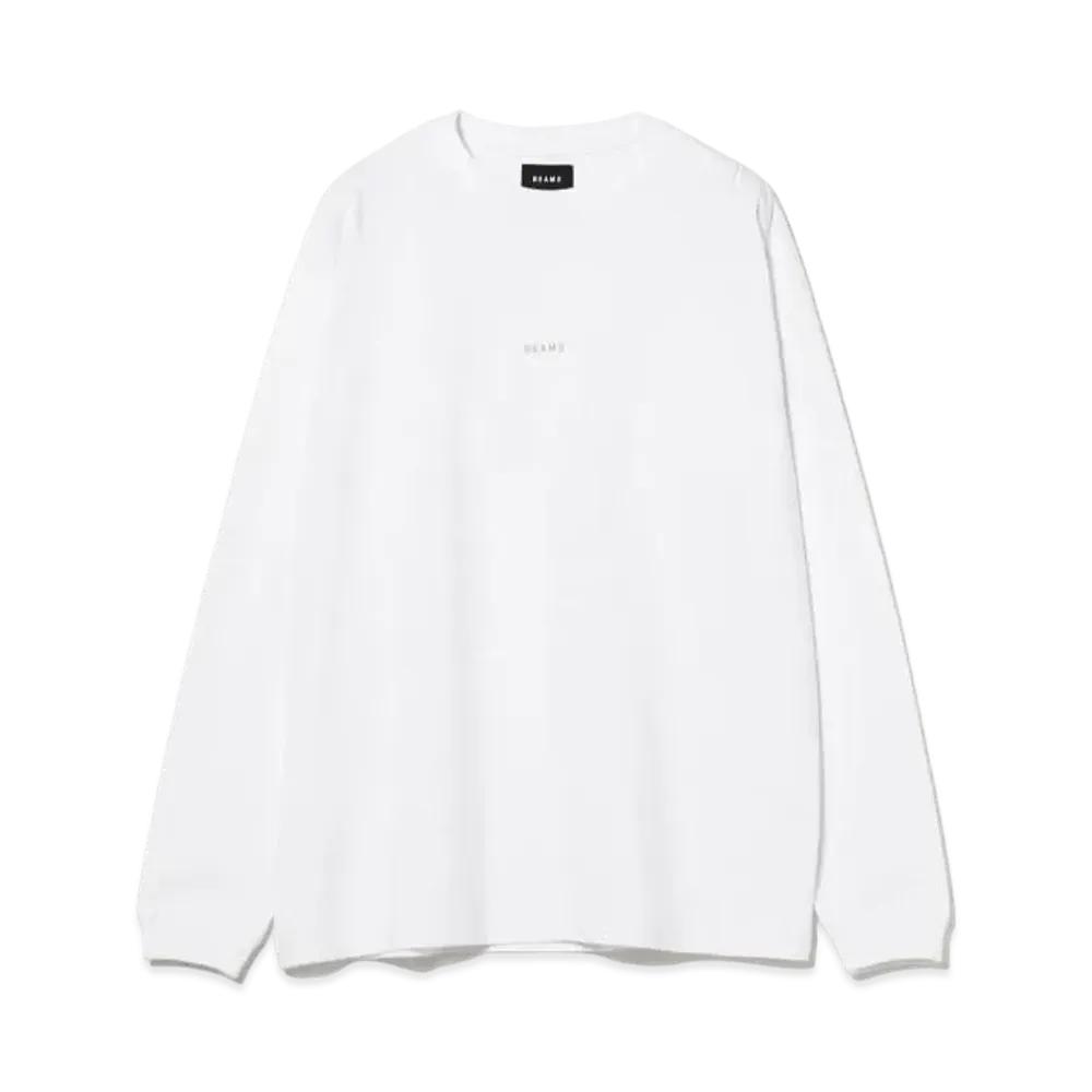BEAMS Mini Logo Crew Neck T-shirt "White"