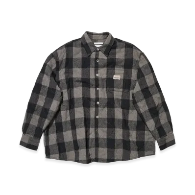 OUR LEGACY Work Shop x Stussy Borrowed Jacket "Beige Check OD Black"