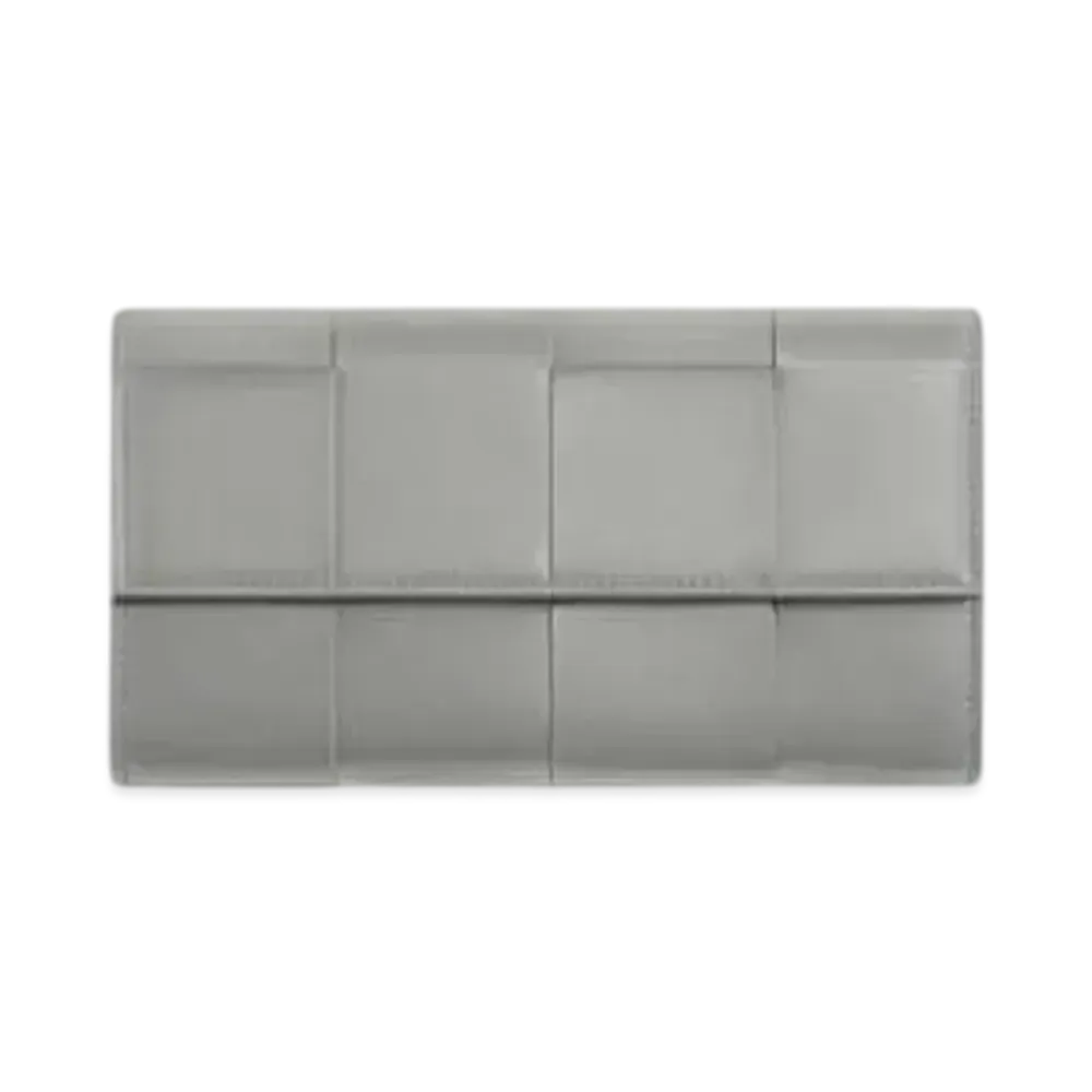 Bottega Veneta Cassette Large Flap Wallet "Sterling/Zenith"