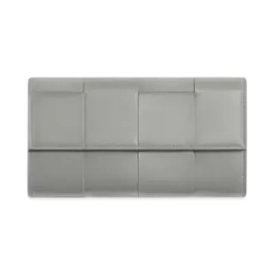 Bottega Veneta Cassette Large Flap Wallet "Sterling/Zenith"