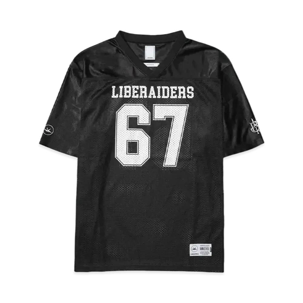 Liberaiders LIBERAIDERS FOOTBALL TEE "BLACK"