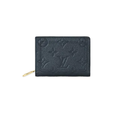 Louis Vuitton Monogram Clea Wallet Empreinte Leather Japan Exclusive "Navy"