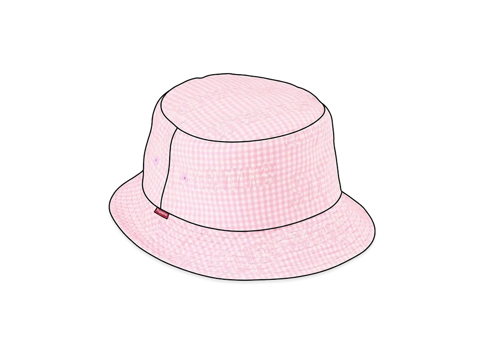 Supreme Monogram Gingham Crusher "Pink"
