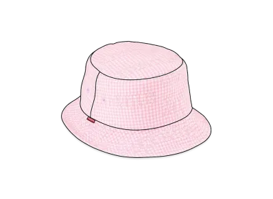 Supreme Monogram Gingham Crusher "Pink"