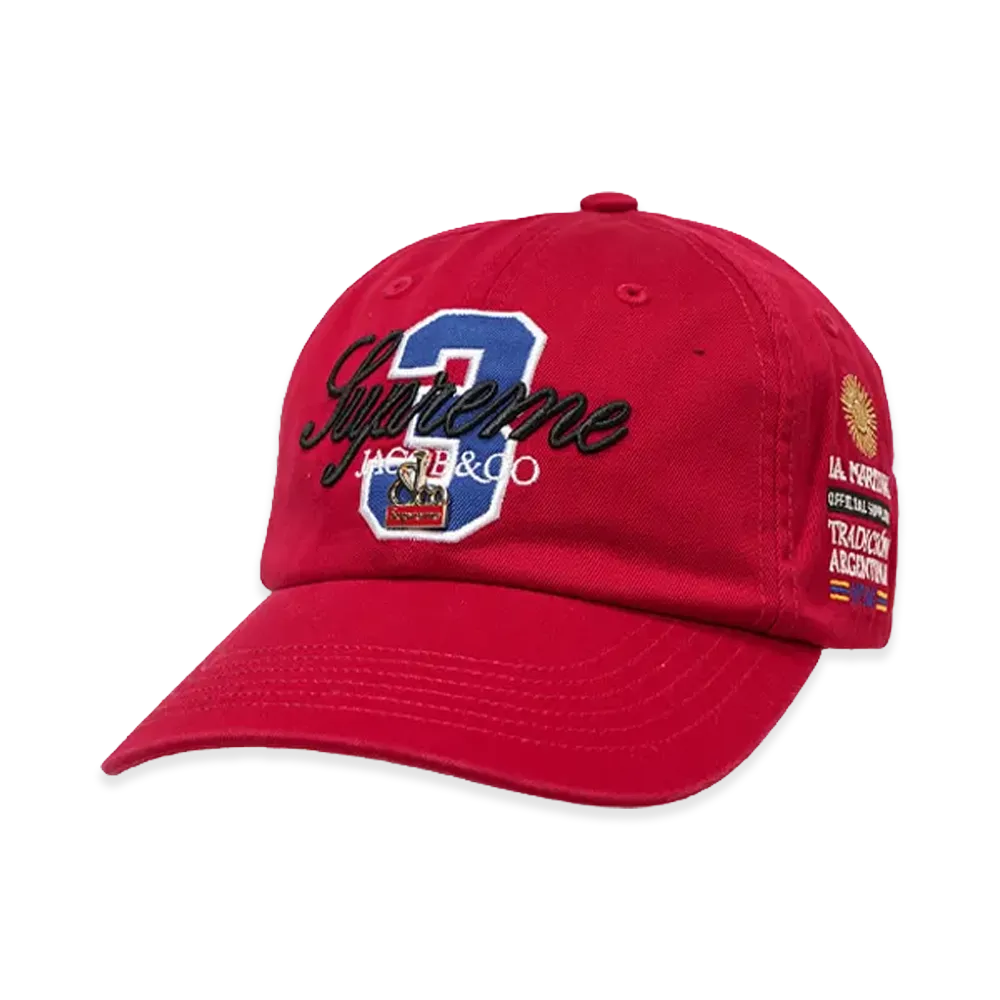 Supreme x La Martina 6-Panel "Red"