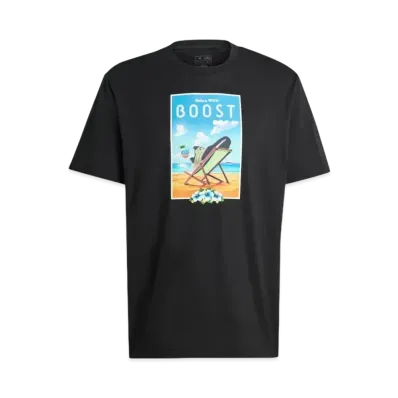 adidas Boost Short Sleeve Graphic T-Shirt "Black"