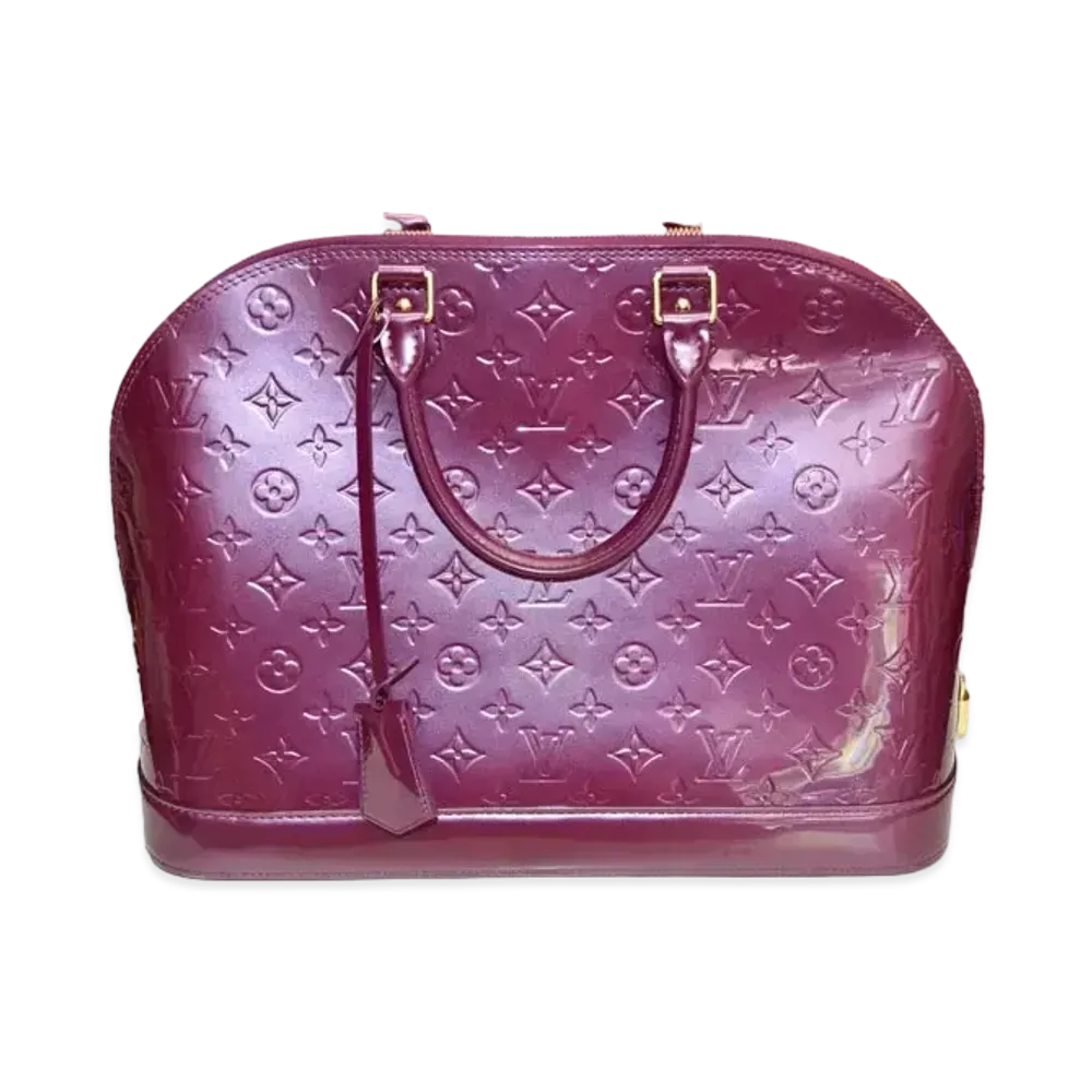 Louis Vuitton Alma MM Monogram Vernis "Violette"