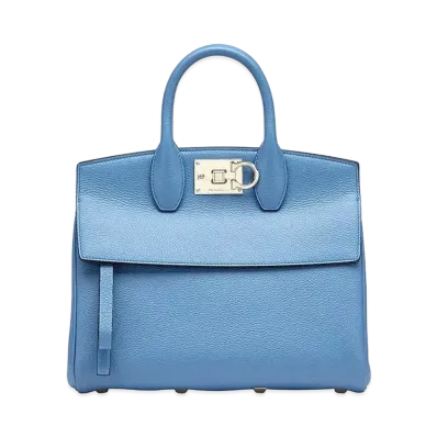 Salvatore Ferragamo Studio Bag (S) "Chambray"