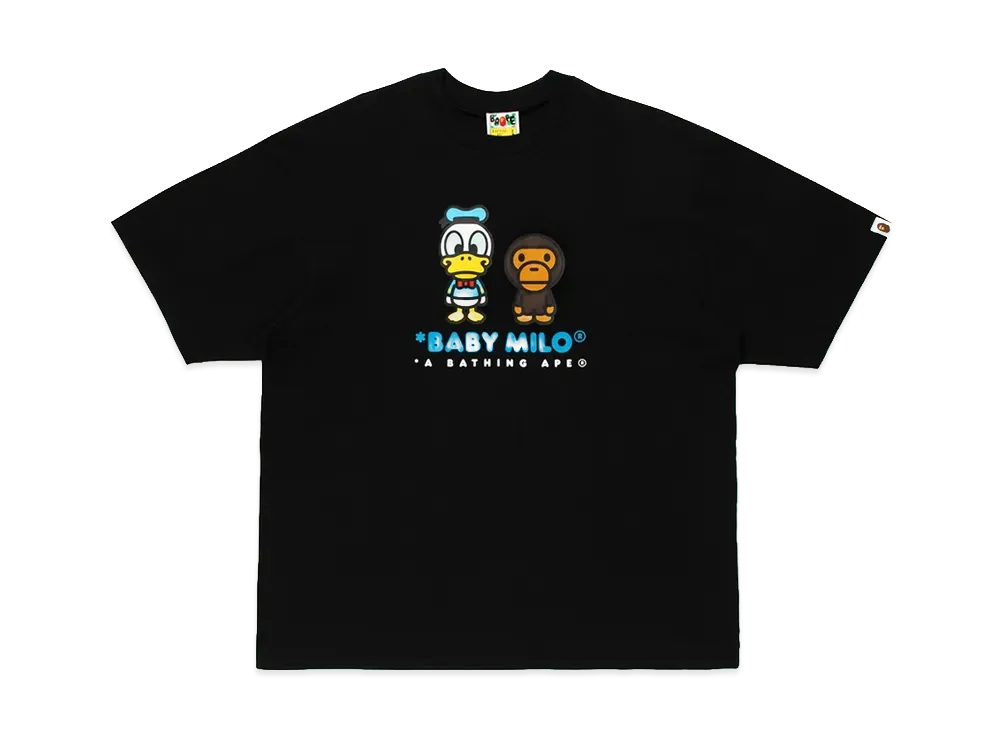 A BATHING APE x Disney Donald Duck Baby Milo Relaxed Fit Tee "Black"
