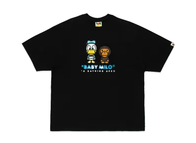 A BATHING APE x Disney Donald Duck Baby Milo Relaxed Fit Tee "Black"