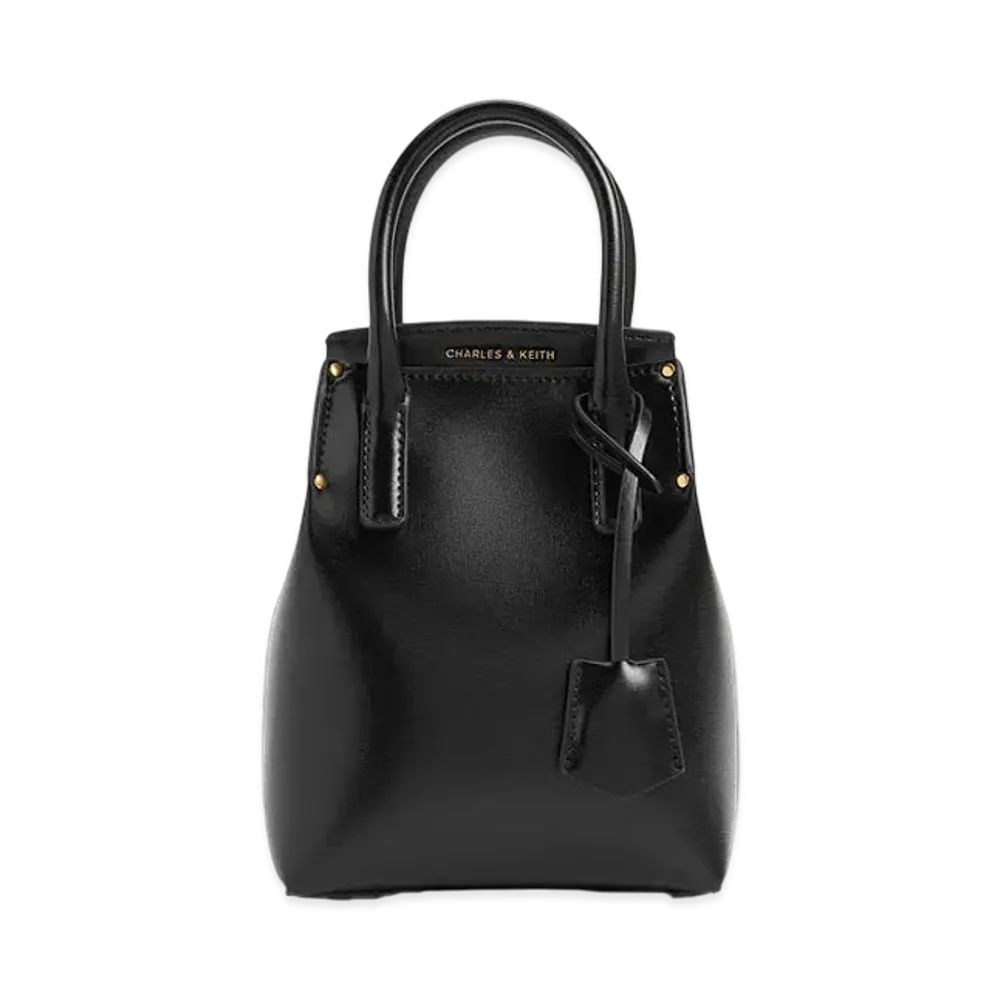 CHARLES & KEITH Rene Elongated Tote Bag "Black"