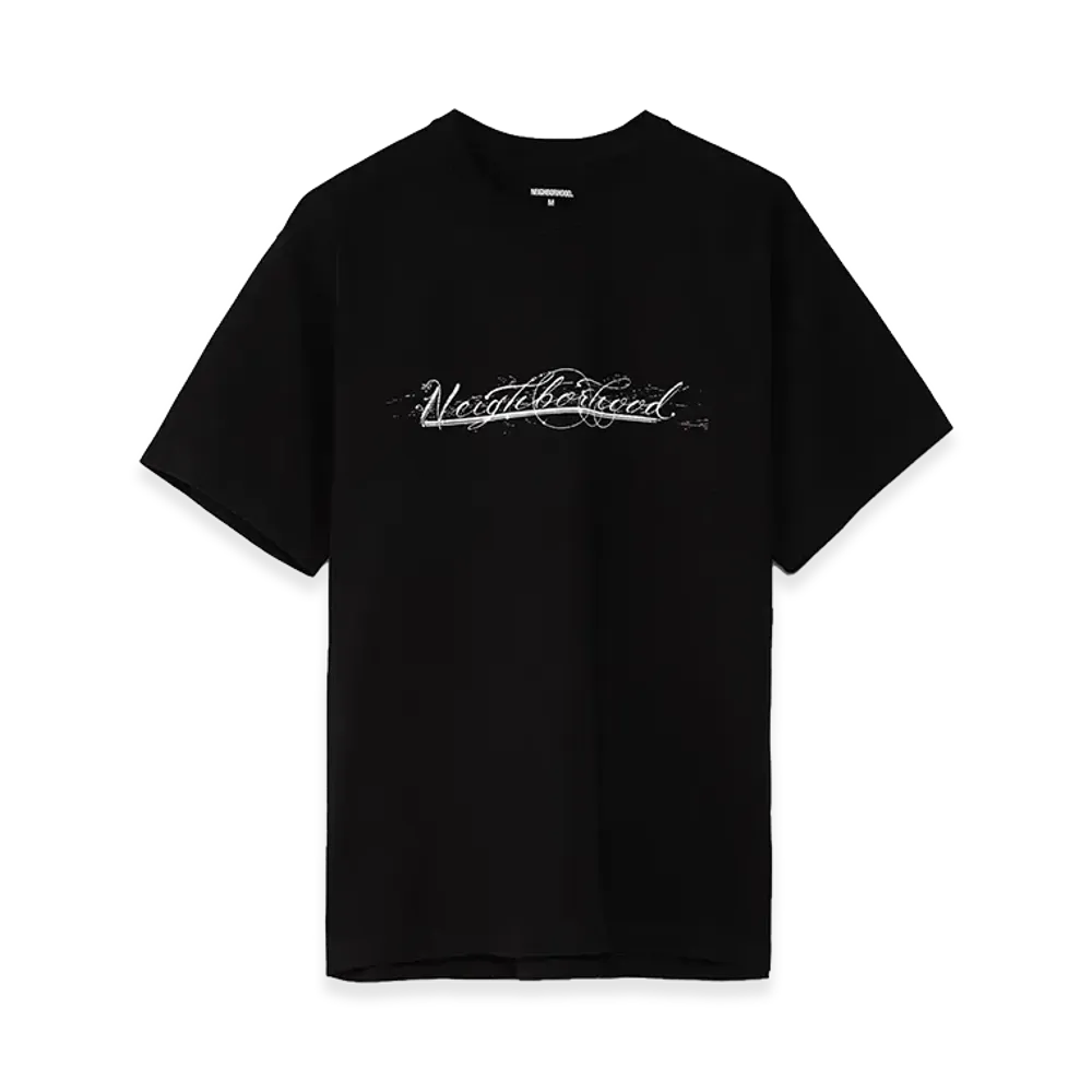 NEIGHBORHOOD x Dr. Woo Short Sleeve T-Shirt "Black"