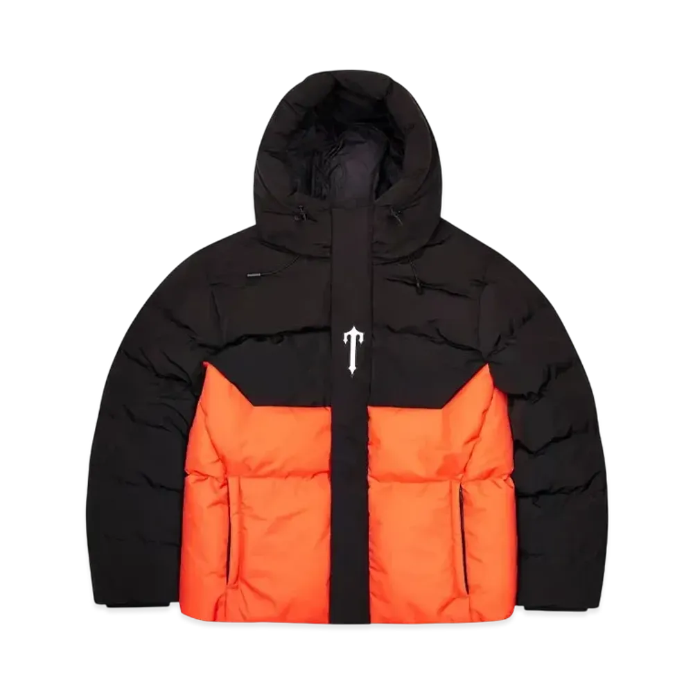 TRAPSTAR Decoded Puffer 25 "Black/Orange"