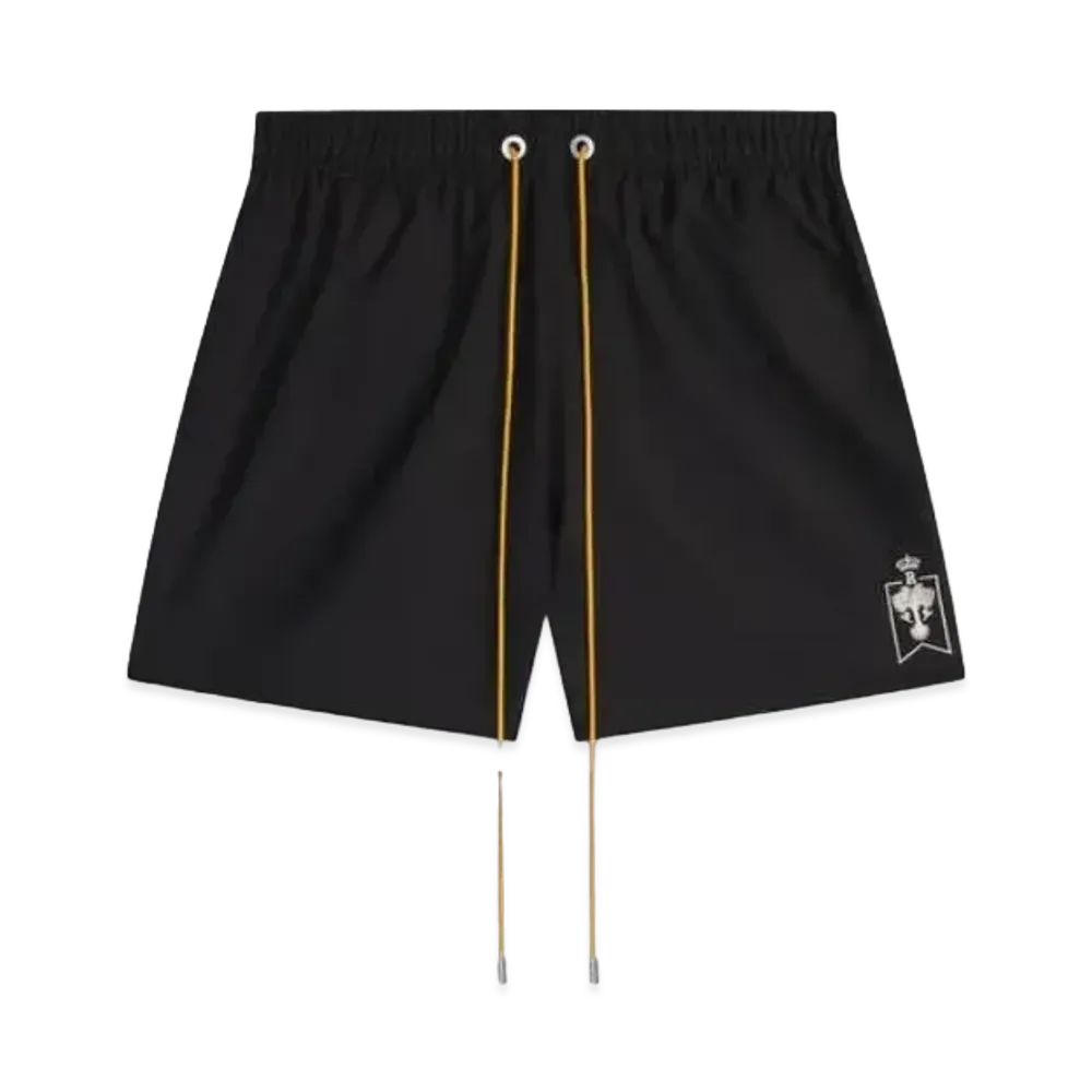 RHUDE Crest Swim Trunks "Black"