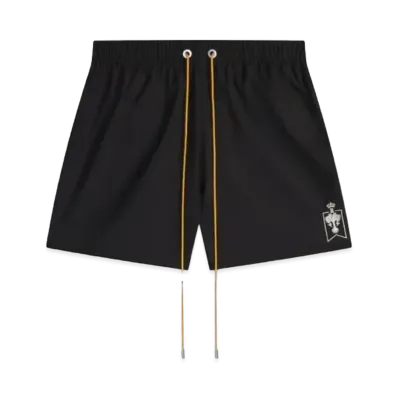 RHUDE Crest Swim Trunks "Black"