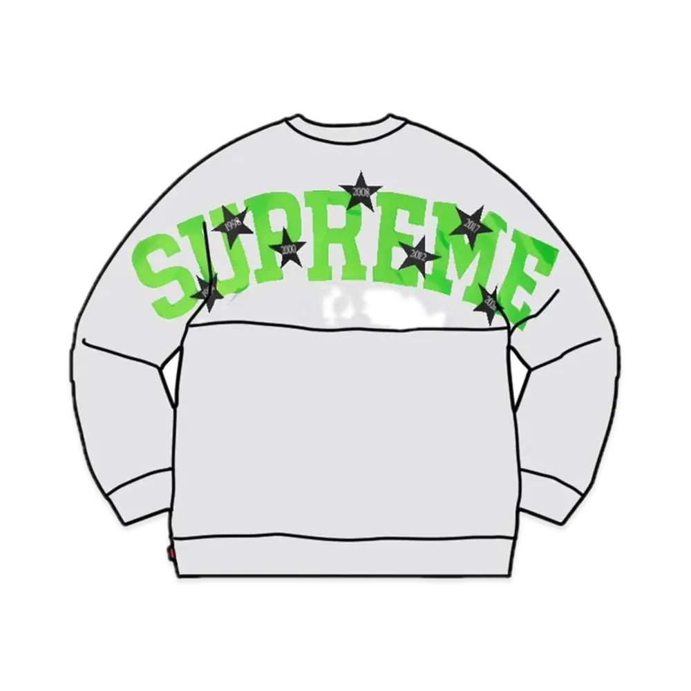 Supreme Stars Crewneck "Grey"