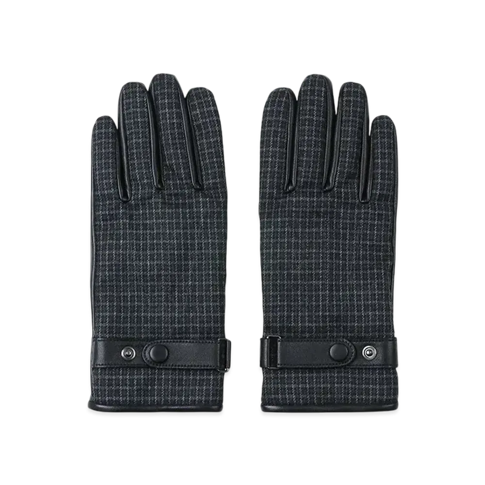 Paul Smith Classic Check Combination Gloves "Gray"