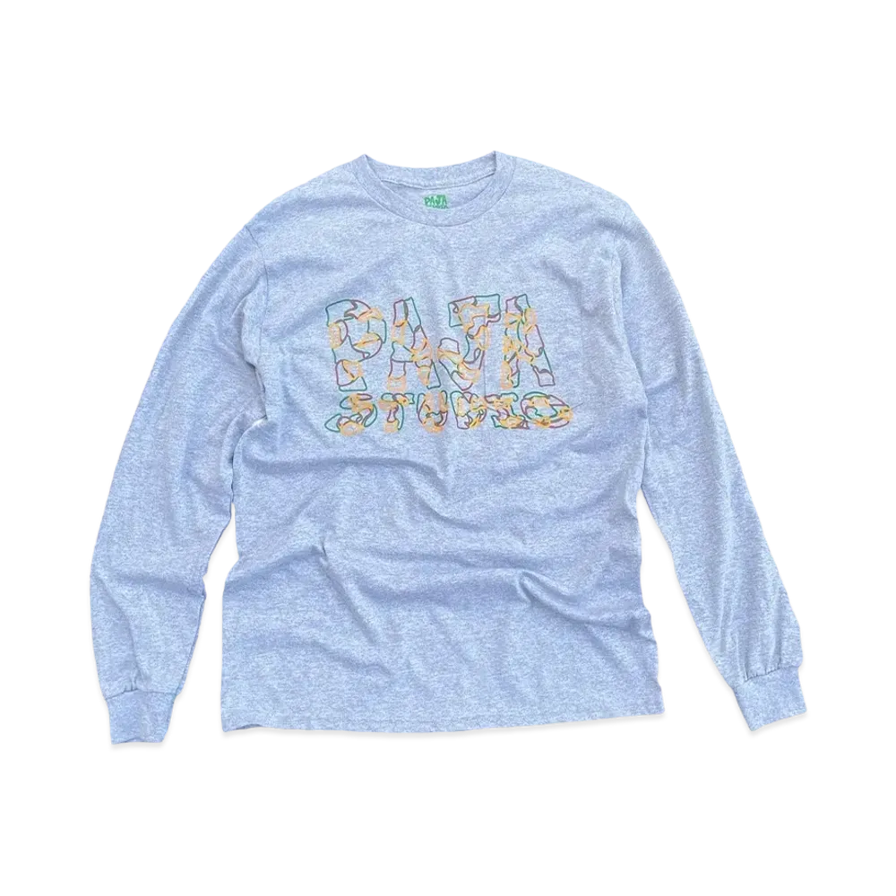 PAJA STUDIO Camo Pocket L/S Tee "Gray"