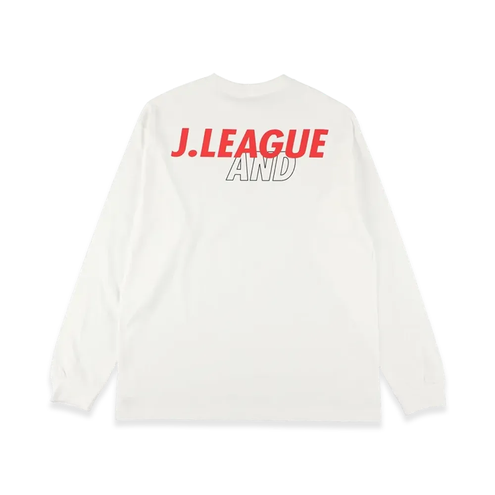 WIND AND SEA x J.LEAGUE L/S Tee "White"