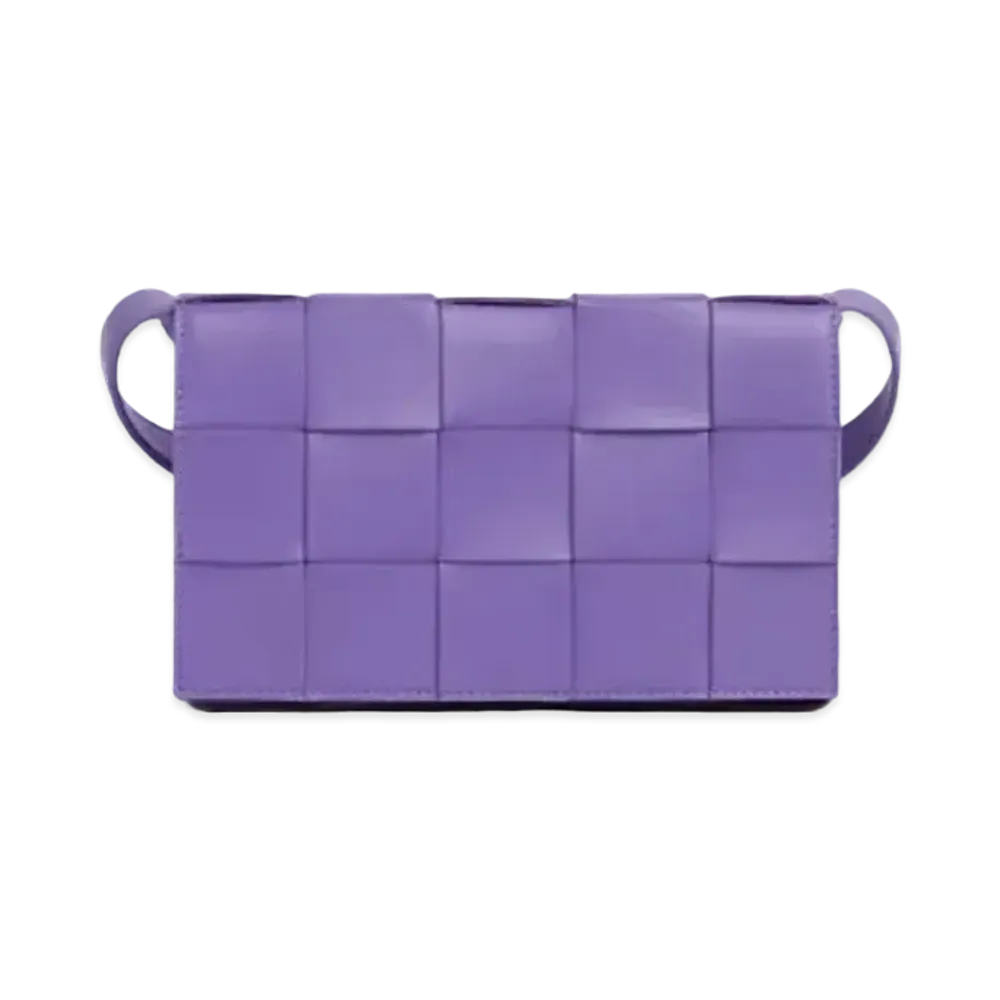 Bottega Veneta Cassette Shoulder Bag "Purple"