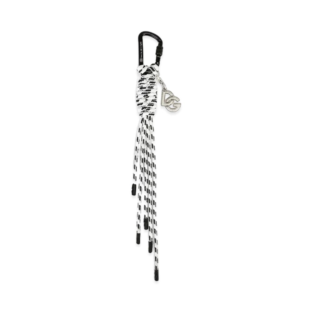 Dolce&Gabbana Key Holder Sukvide Ribbon DG Logo "Multicolor"