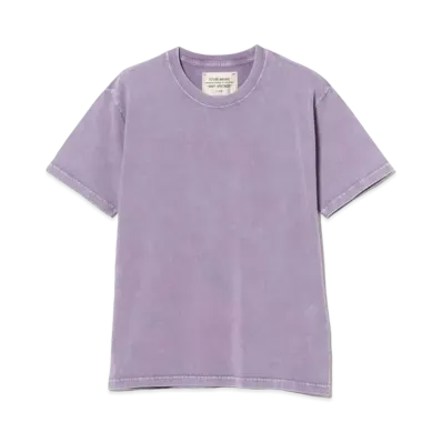 BEAMS FUTURE ARCHIVE Chemical Washed T-Shirts "Purple"