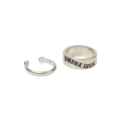 X-Girl Women's 2-Piece Set Ring "Silver"