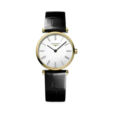 Longines La Grande Classique de Longines 24.00mm "White/Yellow/Black" L4.209.2.11.2
