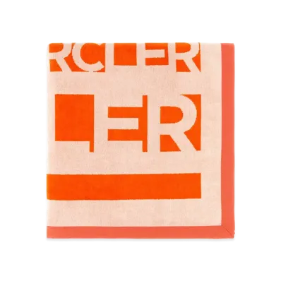 MONCLER Women's Printed Terry Beach Towel "Orange"