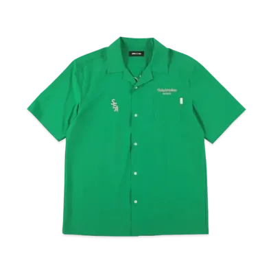 WIND AND SEA S_E_A (WDS) OPEN COLLAR SHIRT "Green"