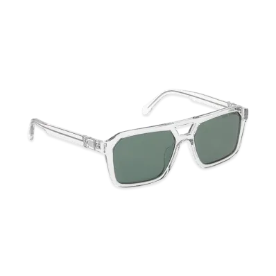 Louis Vuitton Sunglasses LV Hit Pilot Square "Crystal"