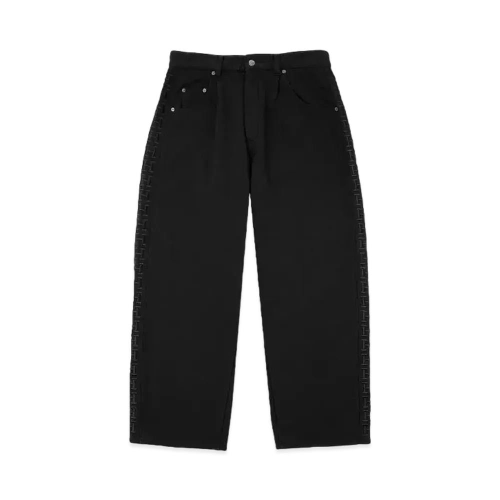 HUF Fall 24 Towner Wide Fleece Pants "Black"