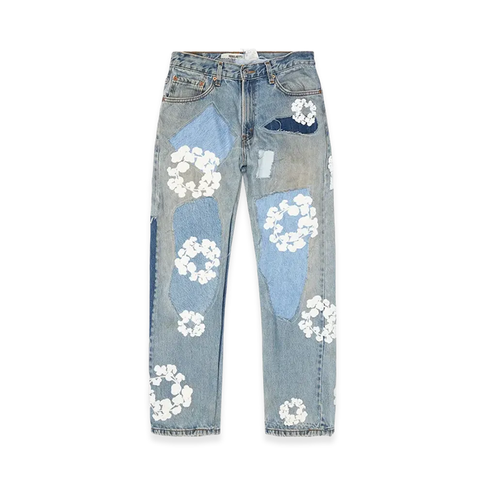 DENIM TEARS Patchwork Denim Pant "Blue"