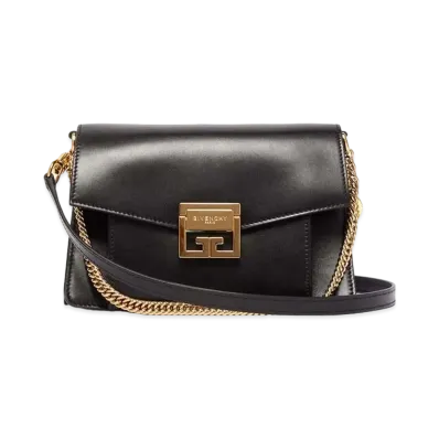 GIVENCHY GV3 Leather Shoulder Bag "Black"