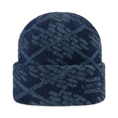 Louis Vuitton LV Crush Damier Argyle Beanie "Denim"